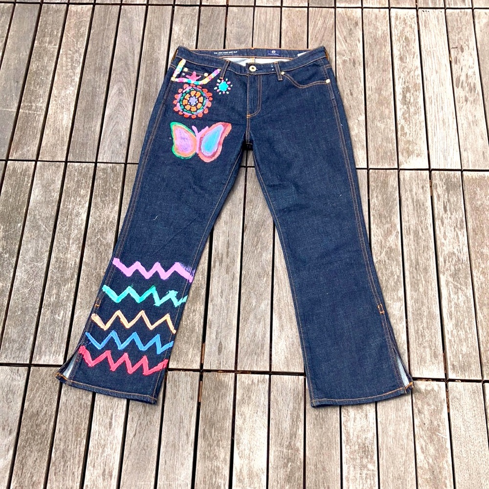 Colorful festivities Jodi Crop Side Slit